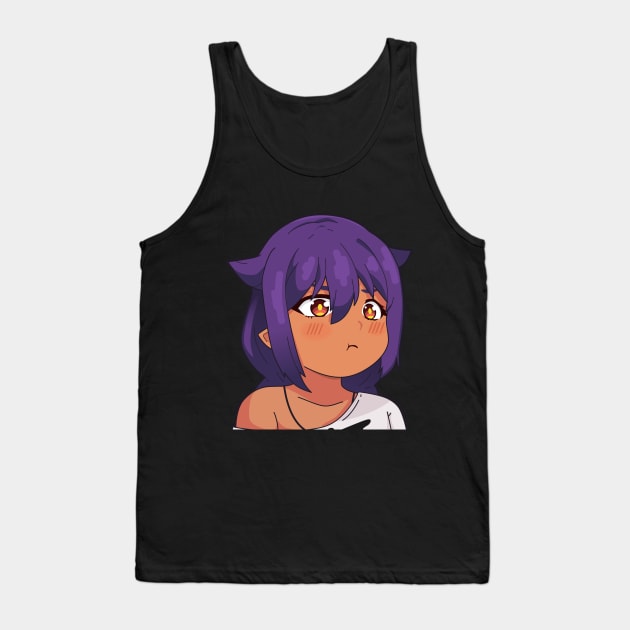 Jahy-sama wa Kujikenai! Jahy Pout Tank Top by Dokey4Artist